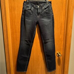 Silver Jeans Dark Blue Straight Leg Denim